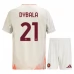 Maglia AS Roma Dybala 21 Bambino Divisa Trasferta 2024/25