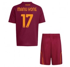 Maglia AS Roma Manu Kone 17 Bambino Divisa Prima 2025/26