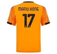 Maglia AS Roma Manu Kone 17 Divisa Trasferta 2025/26