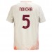 Maglia AS Roma Ndicka 5 Divisa Trasferta 2024/25