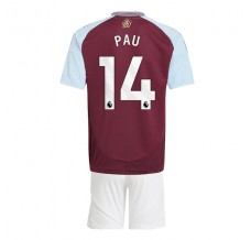 Maglia Aston Villa Pau 14 Bambino Divisa Prima 2024/25