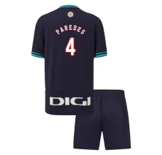 Maglia Athletic Bilbao Paredes 4 Bambino Divisa Trasferta 2025/26