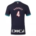 Maglia Athletic Bilbao Paredes 4 Divisa Trasferta 2025/26