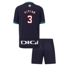 Maglia Athletic Bilbao Vivian 3 Bambino Divisa Trasferta 2025/26