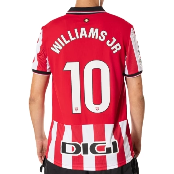 Maglia Athletic Bilbao Williams JR 10 Kit Gara Home 2025/26 Maglia Athletic Bilbao Williams JR 10 Kit Gara Home 2025/26