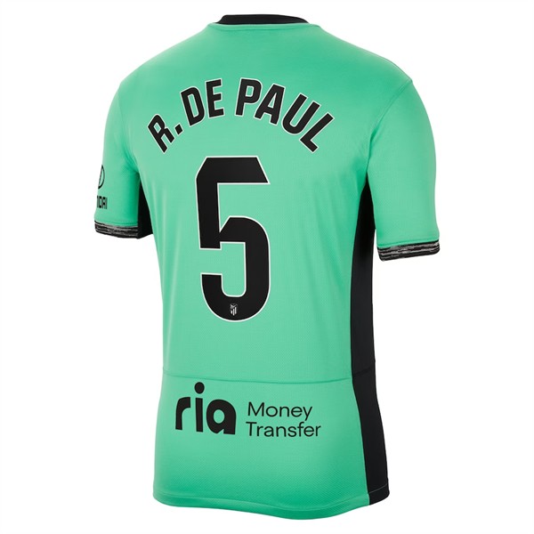 Maglia Atletico Madrid R. De Paul 5 Divisa Terza 2023 24