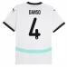 Maglia Austria Danso 4 Divisa Trasferta Euro 2024