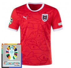 Maglia Austria Divisa Prima Euro 2024 Patch