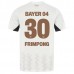 Maglia Bayer 04 Leverkusen Frimpong 30 Divisa Trasferta 2024/25