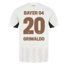 Maglia Bayer 04 Leverkusen Grimaldo 20 Divisa Trasferta 2024/25