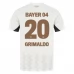 Maglia Bayer 04 Leverkusen Grimaldo 20 Divisa Trasferta 2024/25