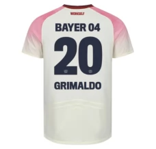Maglia Bayer 04 Leverkusen Grimaldo 20 Kit Gara Away 2025/26