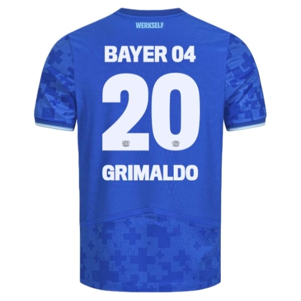 Maglia Bayer 04 Leverkusen Grimaldo 20 Kit Gara Third 2025/26 Maglia Bayer 04 Leverkusen Grimaldo 20 Kit Gara Third 2025/26