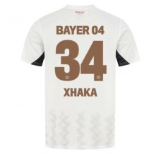Maglia Bayer 04 Leverkusen Xhaka 34 Divisa Trasferta 2024/25