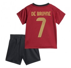 Maglia Belgio De Bruyne 7 Bambino Divisa Prima Euro 2024