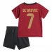 Maglia Belgio De Bruyne 7 Bambino Divisa Prima Euro 2024