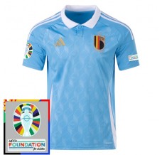 Maglia Belgio Divisa Trasferta Euro 2024 Patch