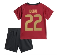 Maglia Belgio Doku 22 Bambino Divisa Prima Euro 2024