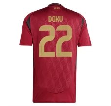 Maglia Belgio Doku 22 Divisa Prima Euro 2024