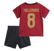 Maglia Belgio Tielemans 8 Bambino Divisa Prima Euro 2024