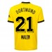 Maglia Borussia Dortmund Malen 21 Divisa Prima 2023/24