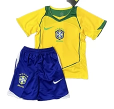 Maglia Brasile Bambino Divisa Prima Retro 2004