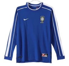 Maglia Brasile Divisa Trasferta Retro 1998 Manica Lunga
