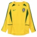 Maglia Brasile Kit Gara Home Retro 2002 Maniche Lunghe