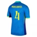Maglia Brasile Marquinhos 4 Divisa Trasferta Copa América 2024