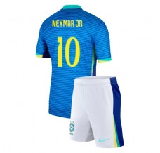 Maglia Brasile Neymar Jr 10 Bambino Divisa Trasferta Copa América 2024