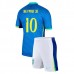 Maglia Brasile Neymar Jr 10 Bambino Divisa Trasferta Copa América 2024