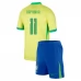 Maglia Brasile Raphinha 11 Bambino Divisa Prima Copa América 2024