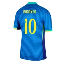 Maglia Brasile Rodrygo 10 Divisa Trasferta Copa América 2024