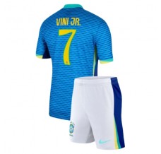 Maglia Brasile Vini Jr. 7 Bambino Divisa Trasferta Copa América 2024