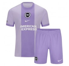 Maglia Brighton Hove Albion FC Bambino Divisa Trasferta 2025/26