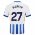 Maglia Brighton Hove Albion FC Wieffer 27 Divisa Prima 2024/25