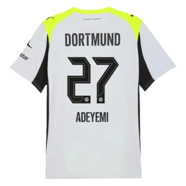 Maglia BV Borussia 09 Dortmund Adeyemi 27 Kit Gara Away 2025/26 Maglia BV Borussia 09 Dortmund Adeyemi 27 Kit Gara Away 2025/26