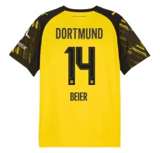 Maglia BV Borussia 09 Dortmund Beier 14 Divisa Prima 2025/26