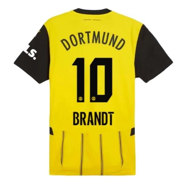 Maglia BV Borussia 09 Dortmund Brandt 10 Divisa Prima 2024/25 Maglia BV Borussia 09 Dortmund Brandt 10 Divisa Prima 2024/25