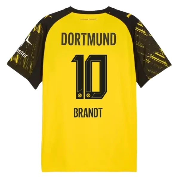 Maglia BV Borussia 09 Dortmund Brandt 10 Divisa Prima 2025/26 Maglia BV Borussia 09 Dortmund Brandt 10 Divisa Prima 2025/26