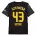 Maglia BV Borussia 09 Dortmund Gittens 43 Divisa Trasferta 2024/25