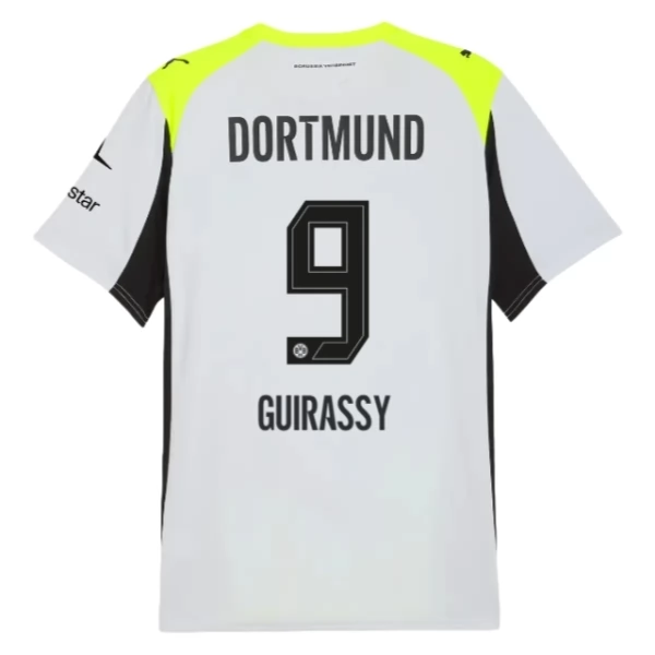 Maglia BV Borussia 09 Dortmund Guirassy 9 Kit Gara Away 2025/26 Maglia BV Borussia 09 Dortmund Guirassy 9 Kit Gara Away 2025/26