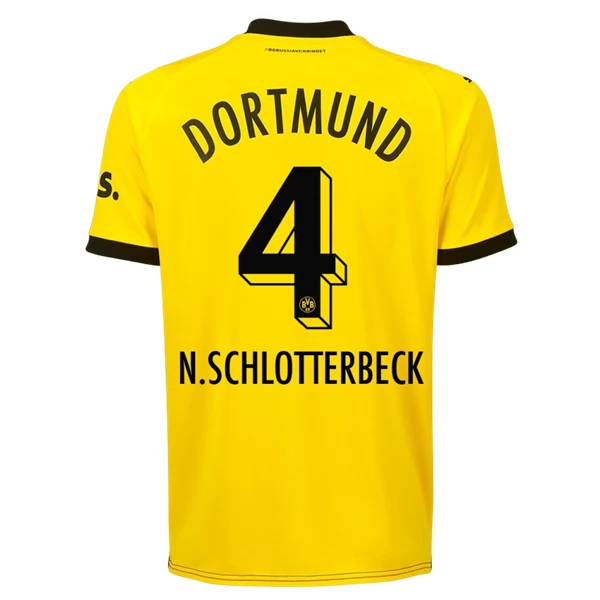 Maglia BV Borussia 09 Dortmund N.Schlotterbeck 4 Divisa Prima 2023/24 Maglia BV Borussia 09 Dortmund N.Schlotterbeck 4 Divisa Prima 2023/24