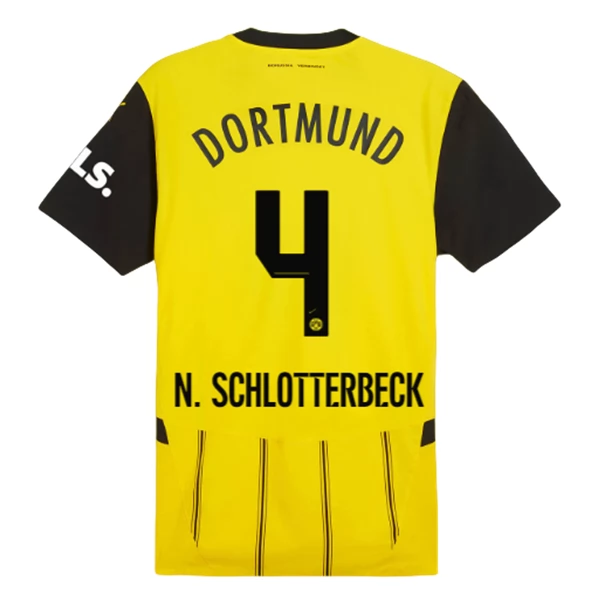 Maglia BV Borussia 09 Dortmund N.Schlotterbeck 4 Divisa Prima 2024/25 Maglia BV Borussia 09 Dortmund N.Schlotterbeck 4 Divisa Prima 2024/25