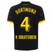 Maglia BV Borussia 09 Dortmund N.Schlotterbeck 4 Divisa Trasferta 2023/24