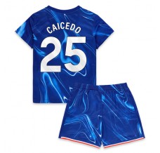 Maglia Chelsea Caicedo 25 Bambino Divisa Prima 2024/25