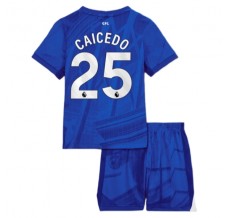 Maglia Chelsea Caicedo 25 Bambino Divisa Prima 2025/26