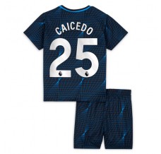 Maglia Chelsea Caicedo 25 Bambino Divisa Trasferta 2023/24