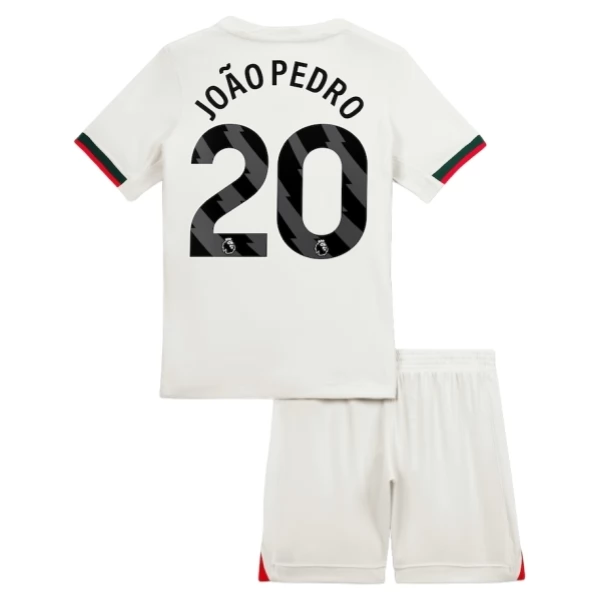 Maglia Chelsea João Pedro 20 Bambino Divisa Trasferta 2025/26 Maglia Chelsea João Pedro 20 Bambino Divisa Trasferta 2025/26