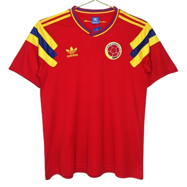 Maglia Colombia Kit Gara Away Retro 1990 Maglia Colombia Kit Gara Away Retro 1990
